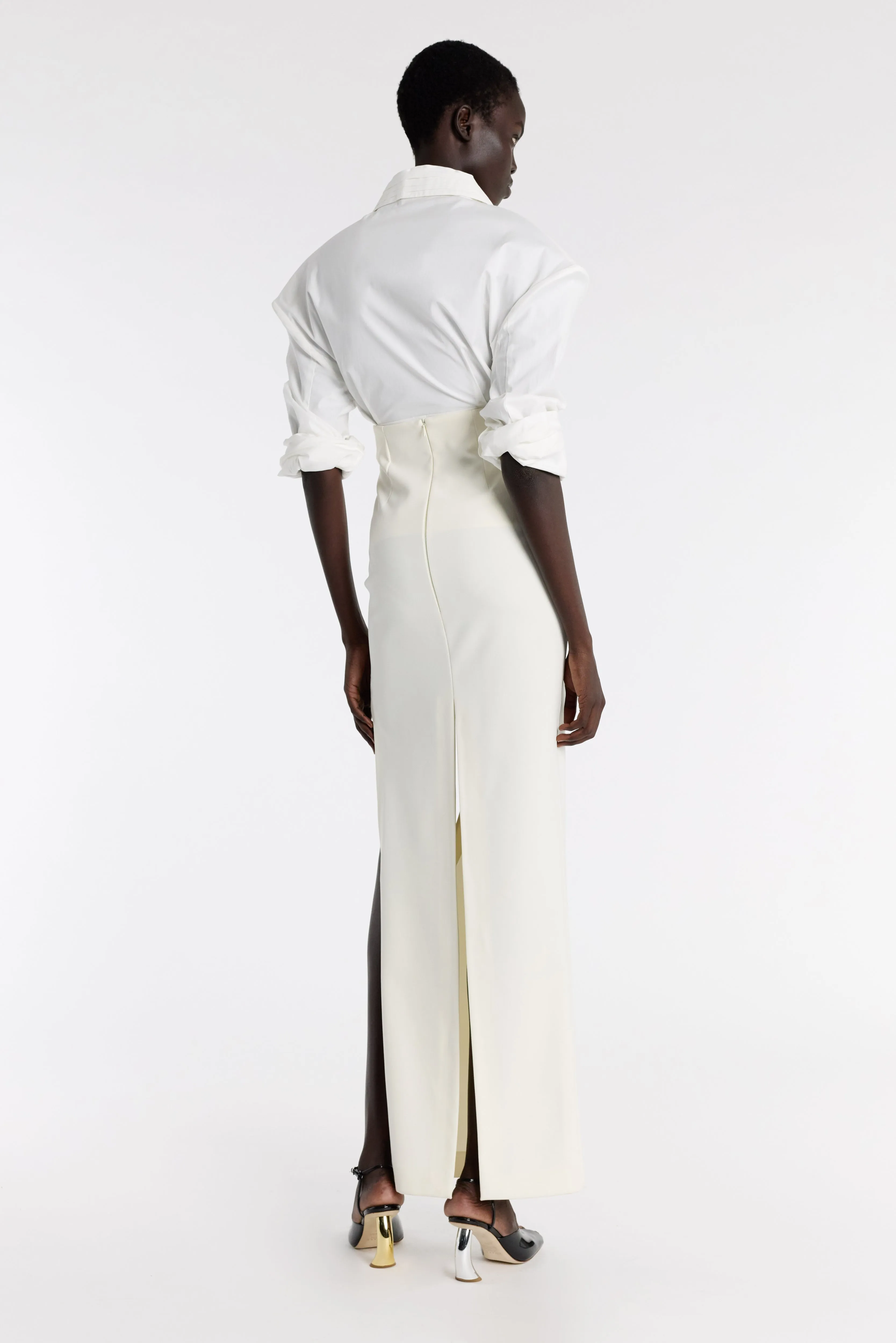 Pencil Skirt Ivory Lightweight