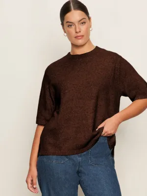 Active Look Perfect Sweater Tee Chicory Extended Sizing