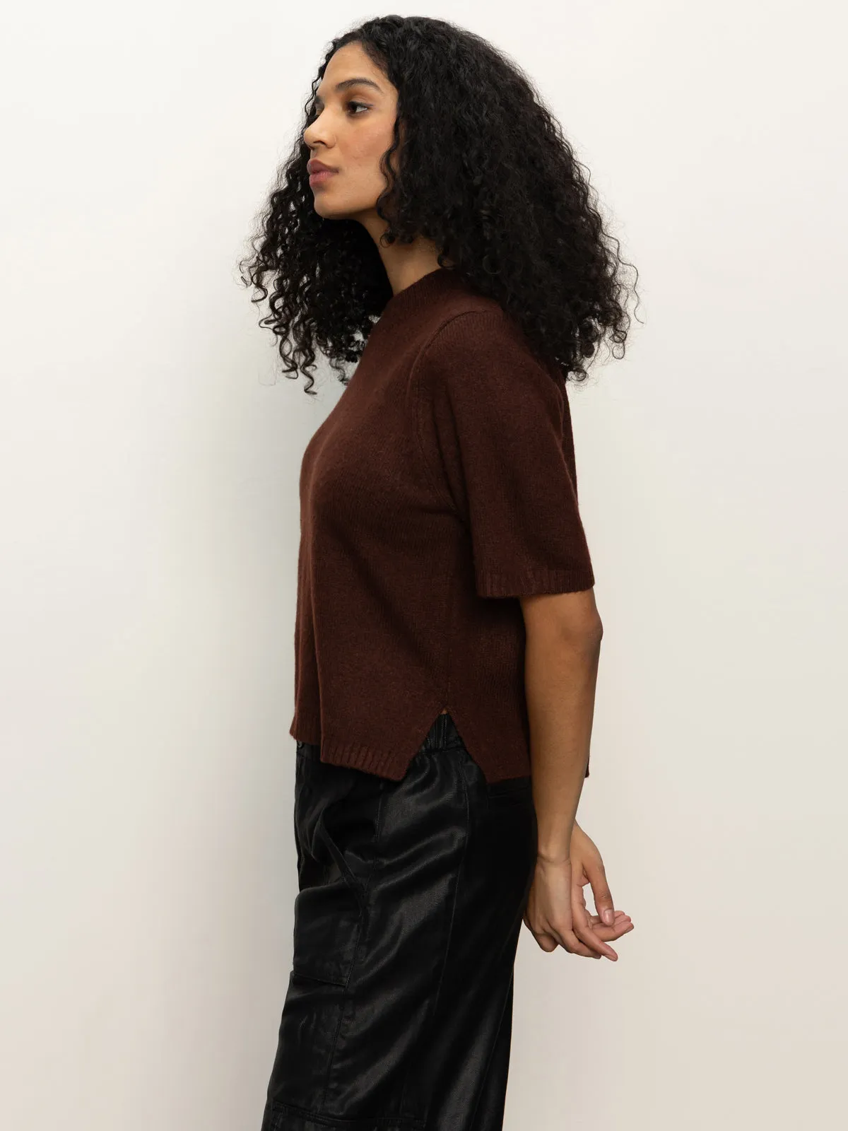 Perfect Sweater Tee Chicory Classic Cut