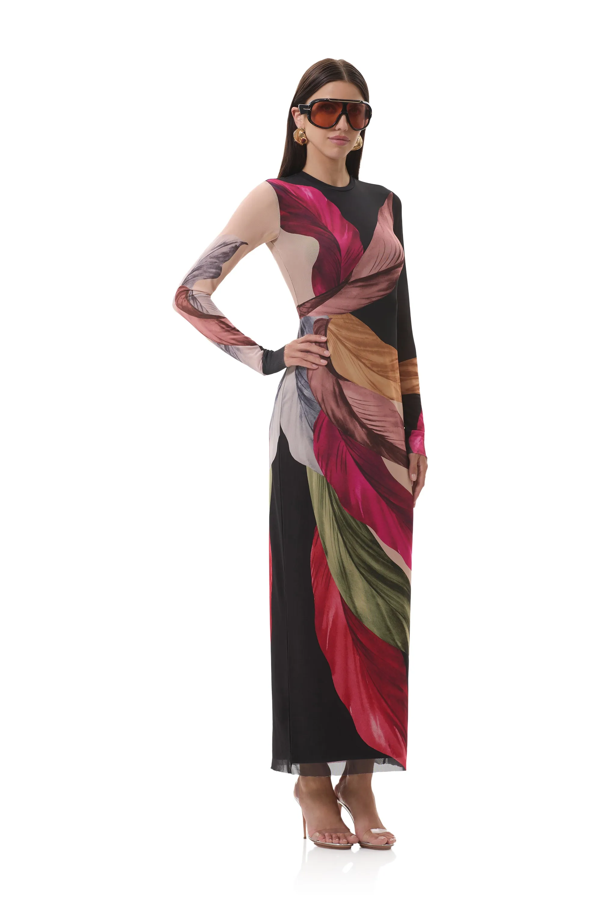 Low Key Didi Dress - Feather Fan
