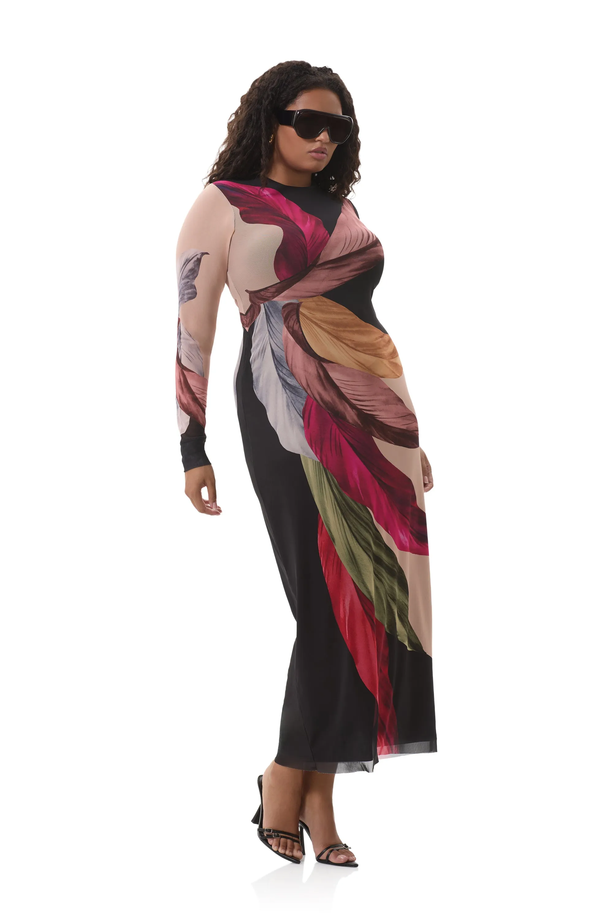 Perfectly Fitted Didi Dress - Feather Fan