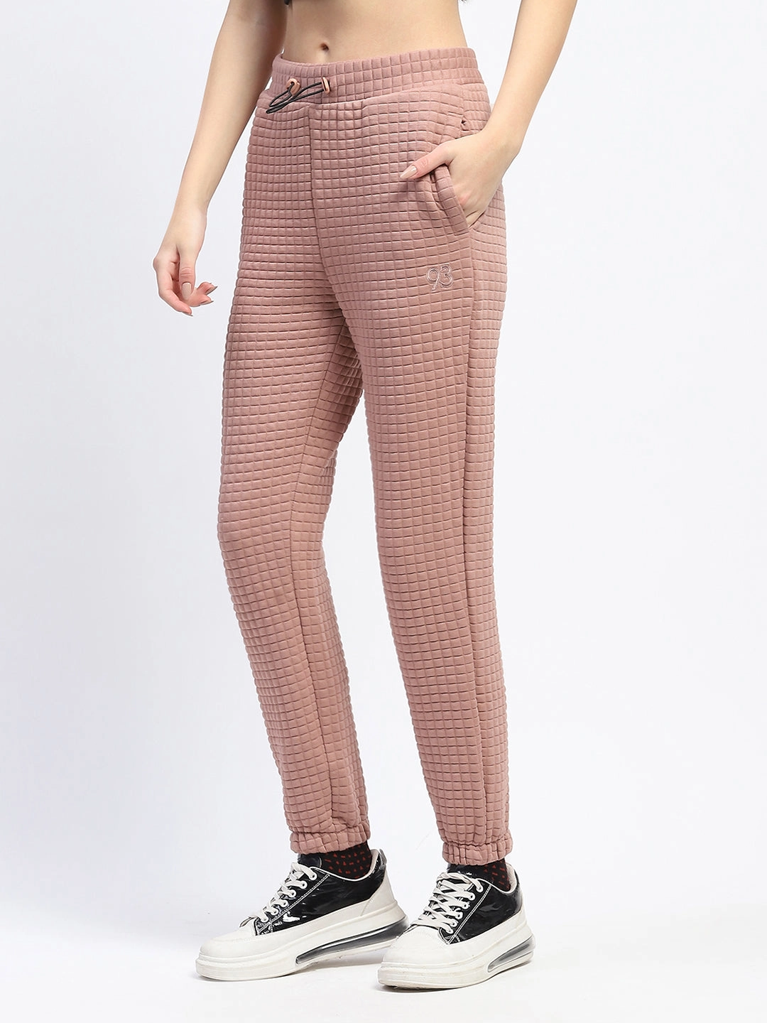 mSECRET Cotton Blend Jogger Style Blush Track Bottom hypoallergenic material