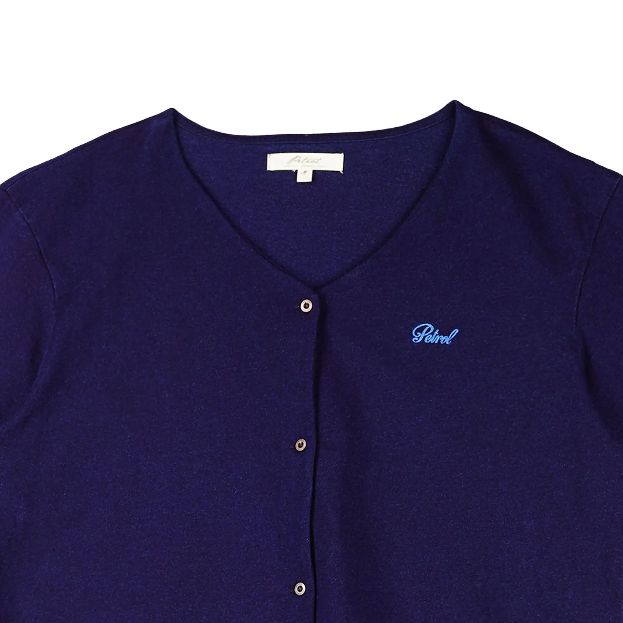 Petrol Ladies Basic Tees Boxy Fitting Indigo Fabric 129220 (Raw Wash)