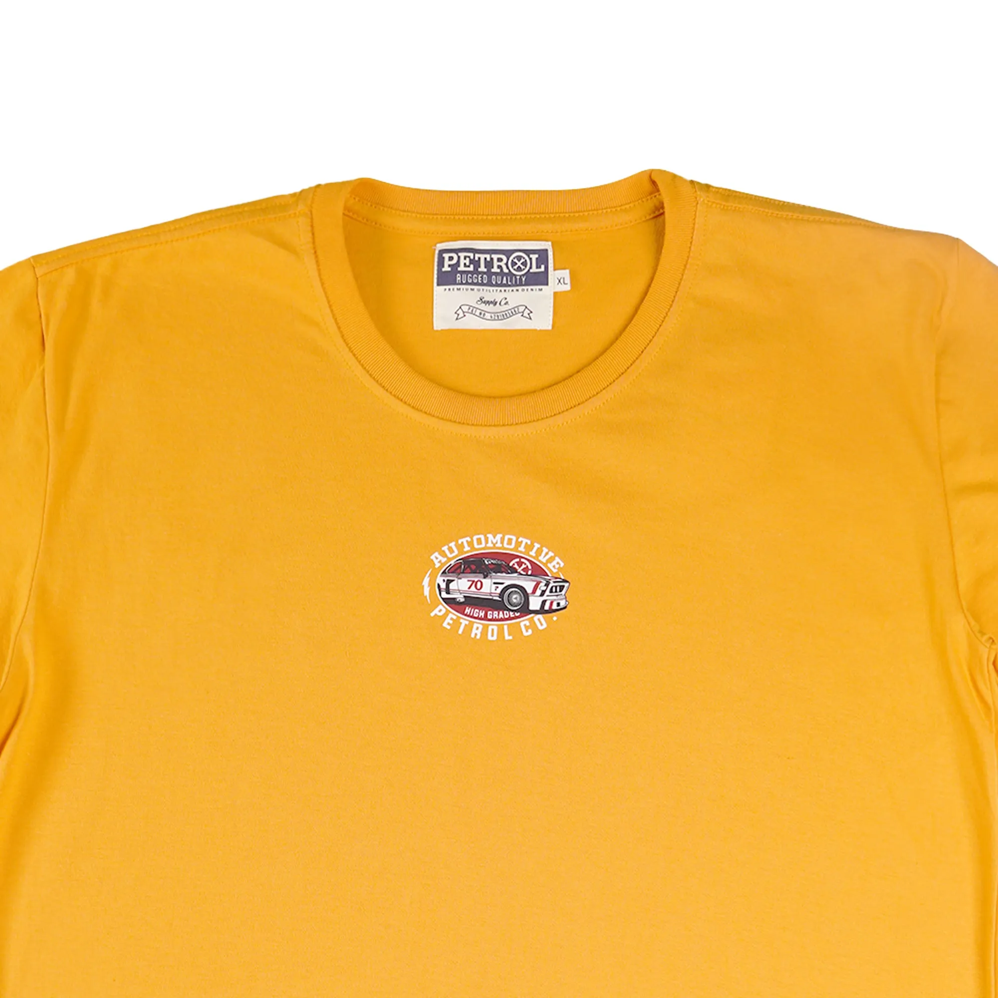 Petrol Men's Basic Tees Slim Fitting Cotton Jersey Fabric 146390-U (Canary)