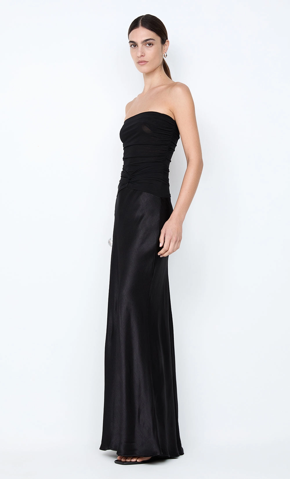 MILLAH STRAPLESS DRESS - BLACK Neutral-Shade