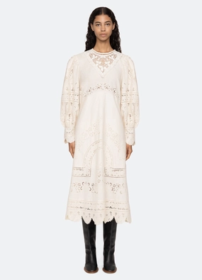 Shanna Dress Perfectly Fitted Statement Neck