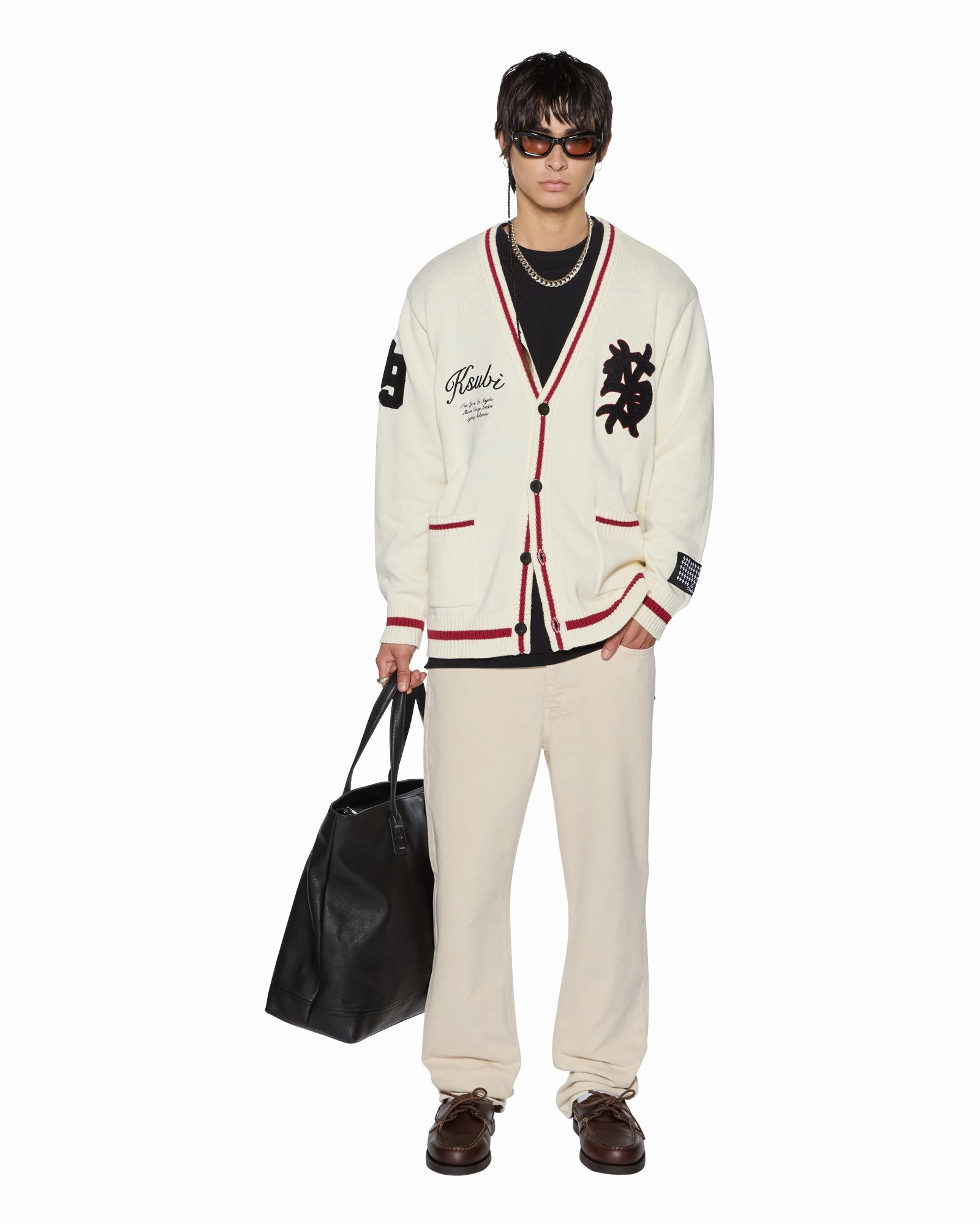 PLAYOFF CARDIGAN ECRU Water resistant coating Stylish Look