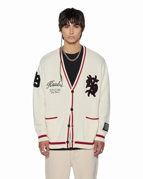Professional Cut FullCut Shoulder PLAYOFF CARDIGAN ECRU