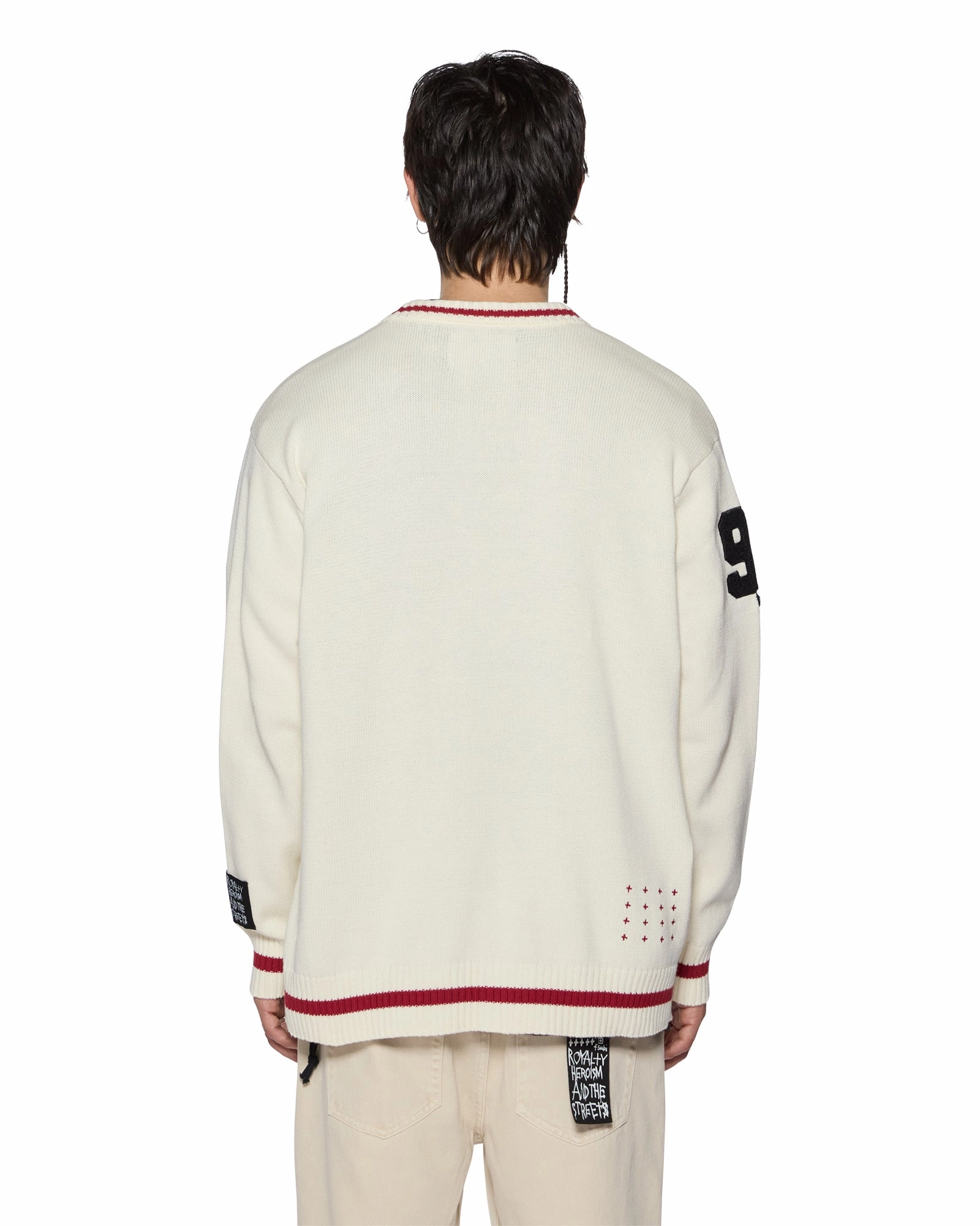 PLAYOFF CARDIGAN ECRU Variable Tension Adjustment