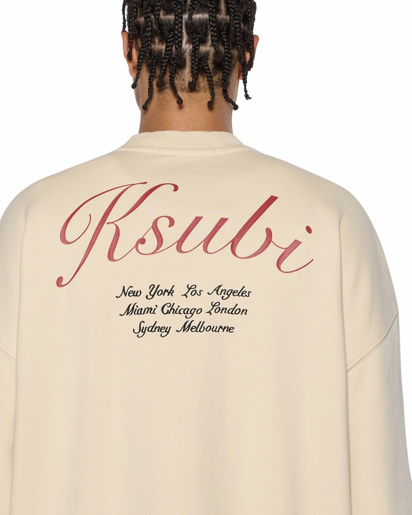 PLAYOFF EKCESS CREW NECK DUSTY DESERT PreWashed