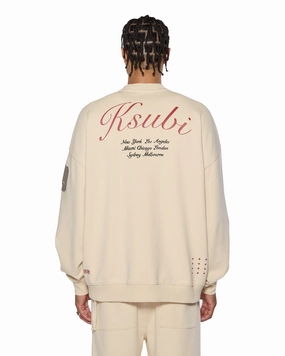 PLAYOFF EKCESS CREW NECK DUSTY DESERT Basic Sweatshirt