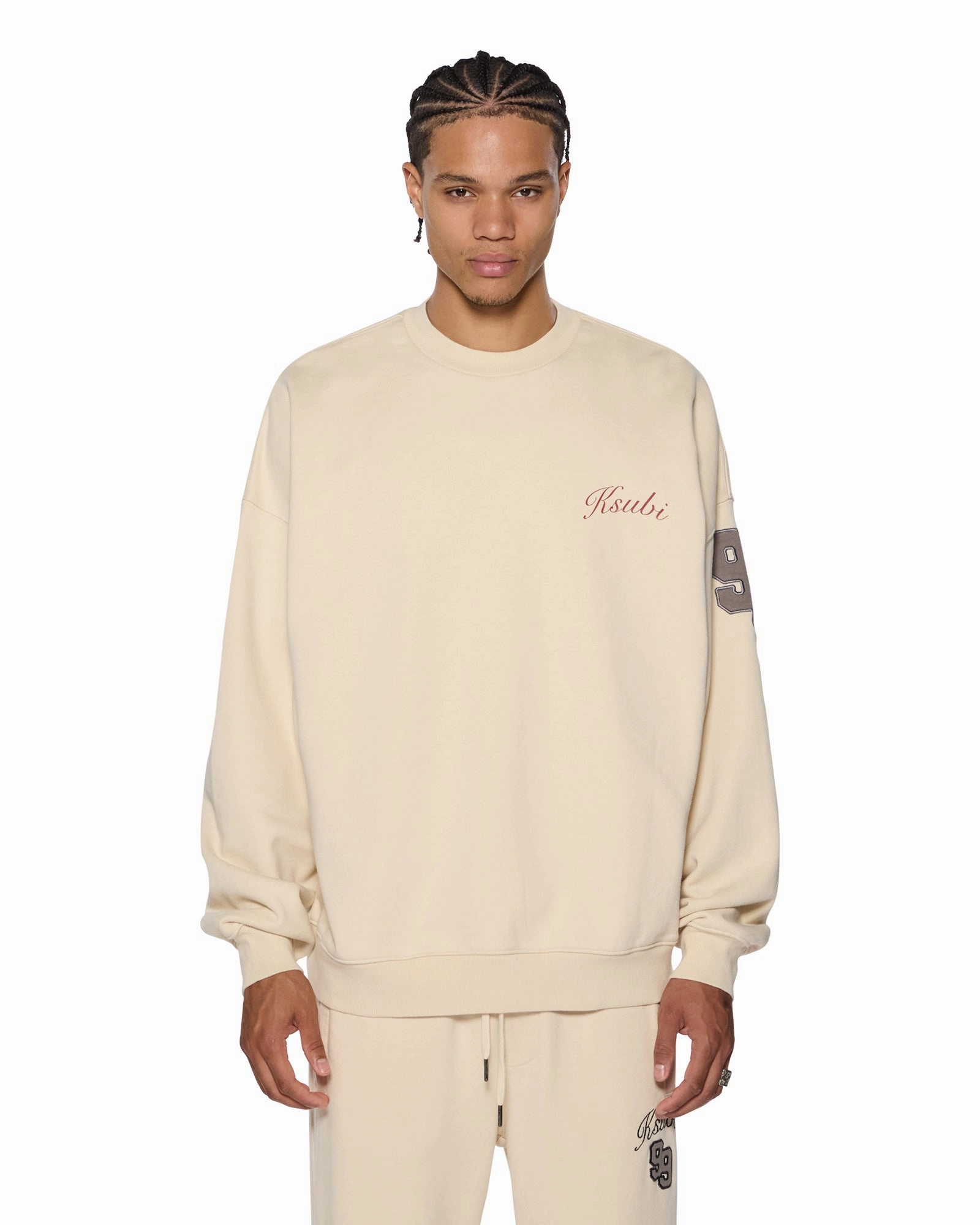 PortableOption MultiPocket Configuration PLAYOFF EKCESS CREW NECK DUSTY DESERT