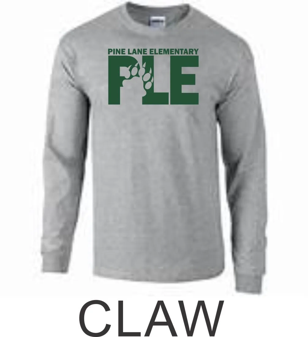 PLE Long Sleeve Tee- 5 designs-Matte or Glitter