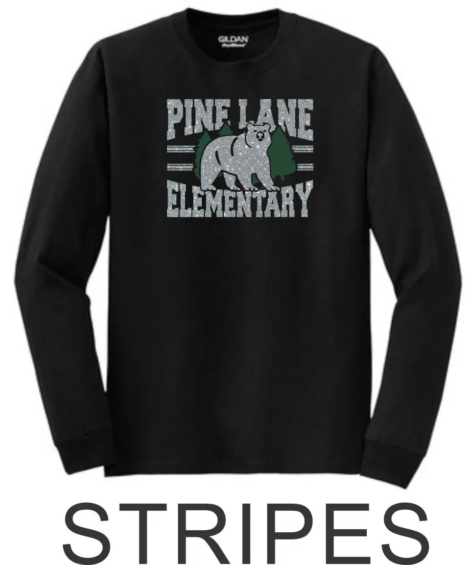 PLE Long Sleeve Tee- 5 designs-Matte or Glitter