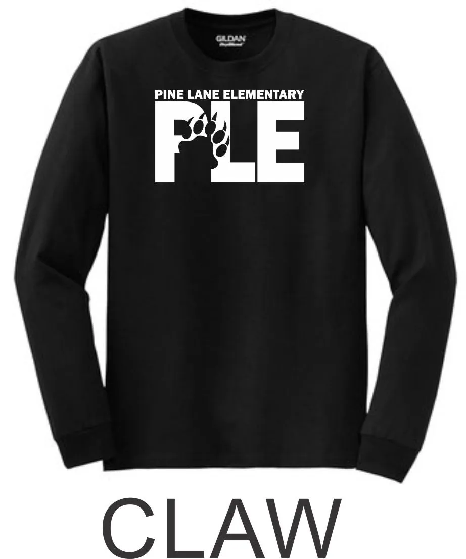 PLE Long Sleeve Tee- 5 designs-Matte or Glitter