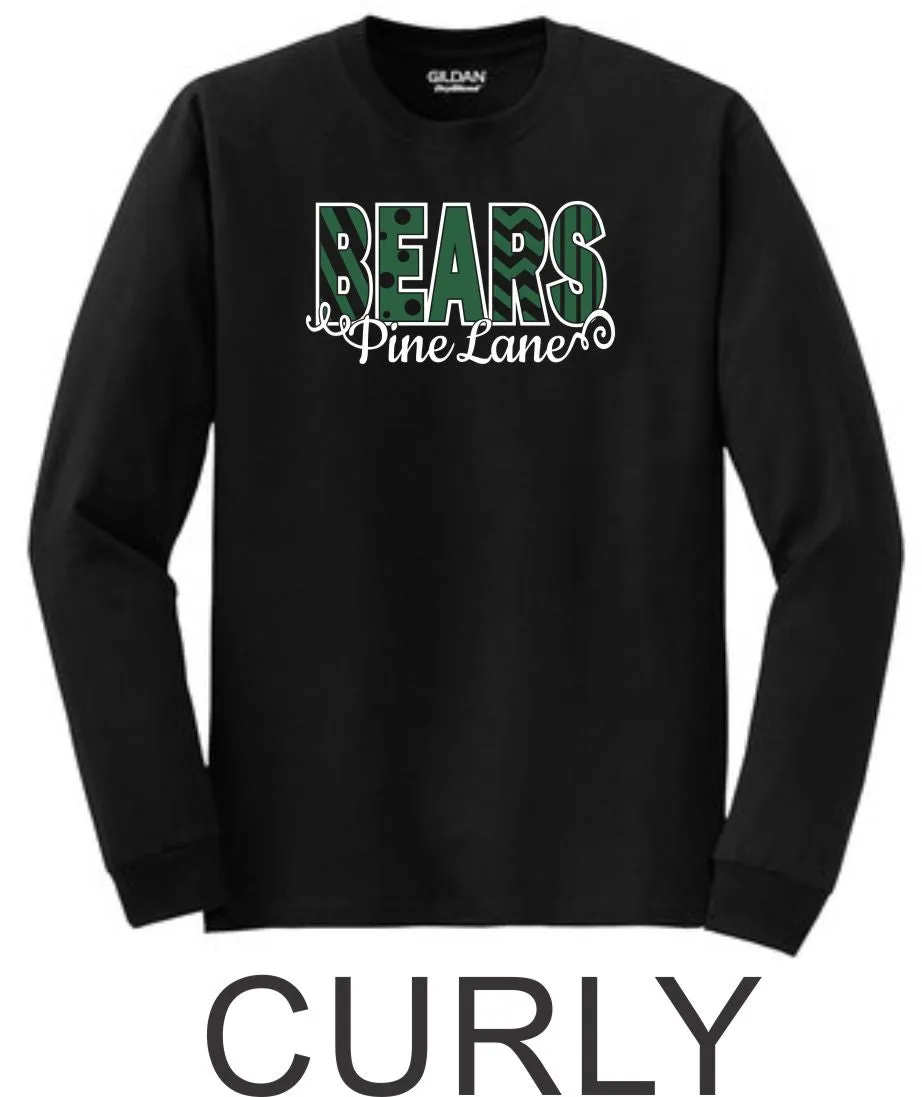 PLE Long Sleeve Tee- 5 designs-Matte or Glitter
