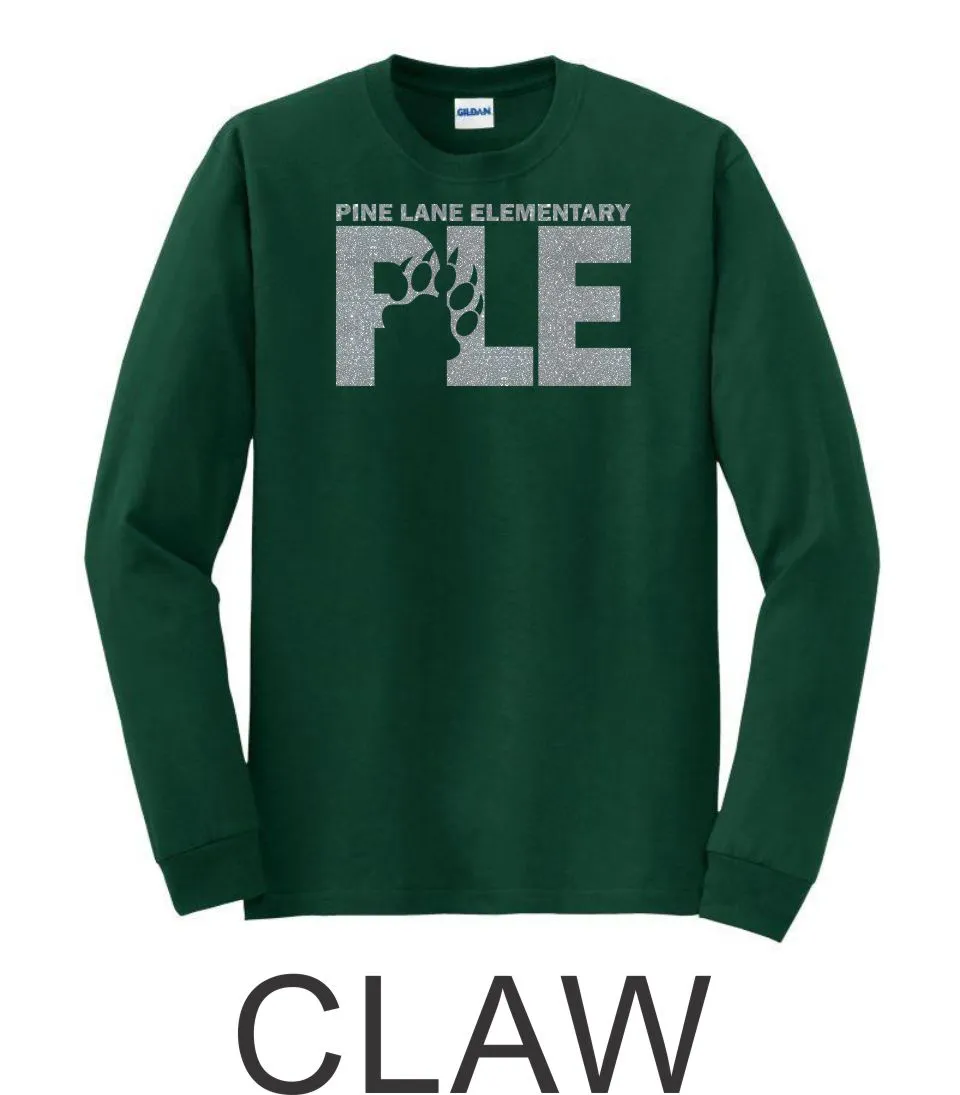 PLE Long Sleeve Tee- 5 designs-Matte or Glitter