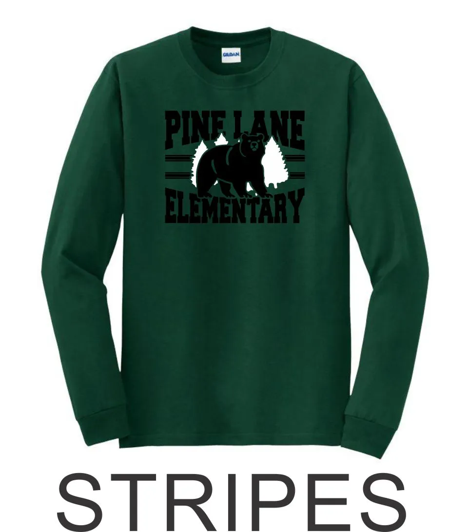 PLE Long Sleeve Tee- 5 designs-Matte or Glitter