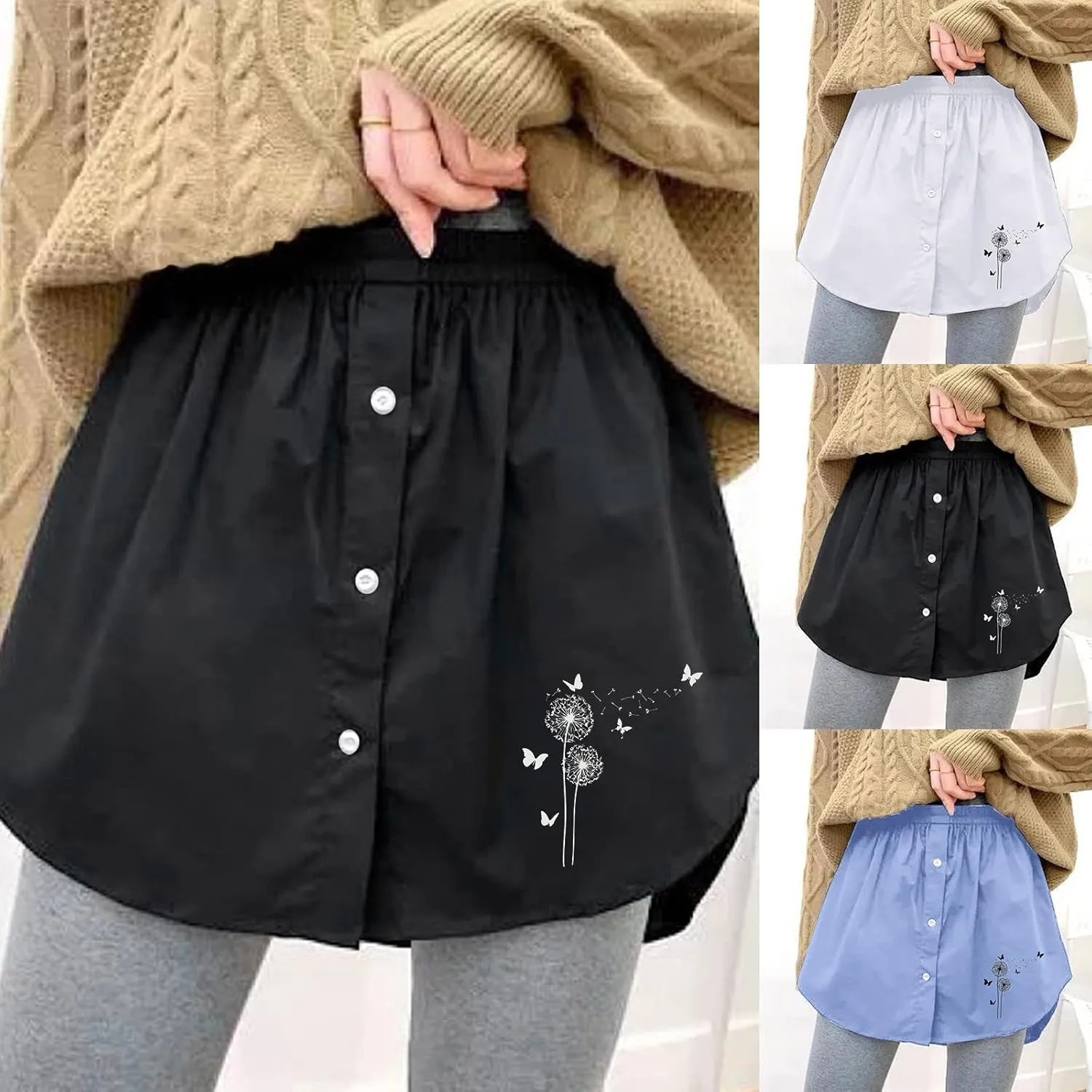Pleated Tennis Skirts for Women Women's Skirts 2023 Spring Summer High Waist Vintage Buttons Skirt A-Line Short