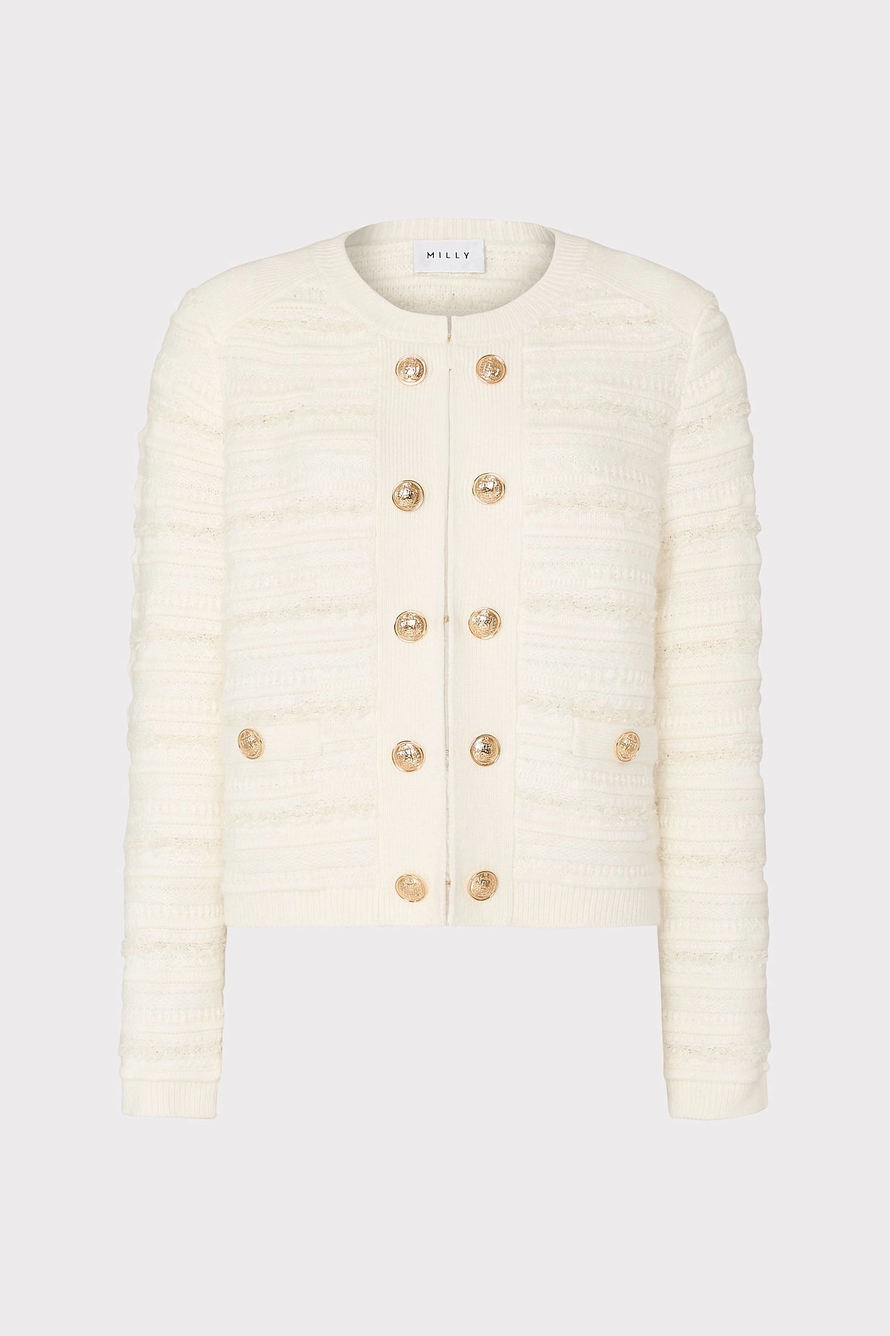 Textured Knit Cardigan Non Chafing Seams Urban Trend