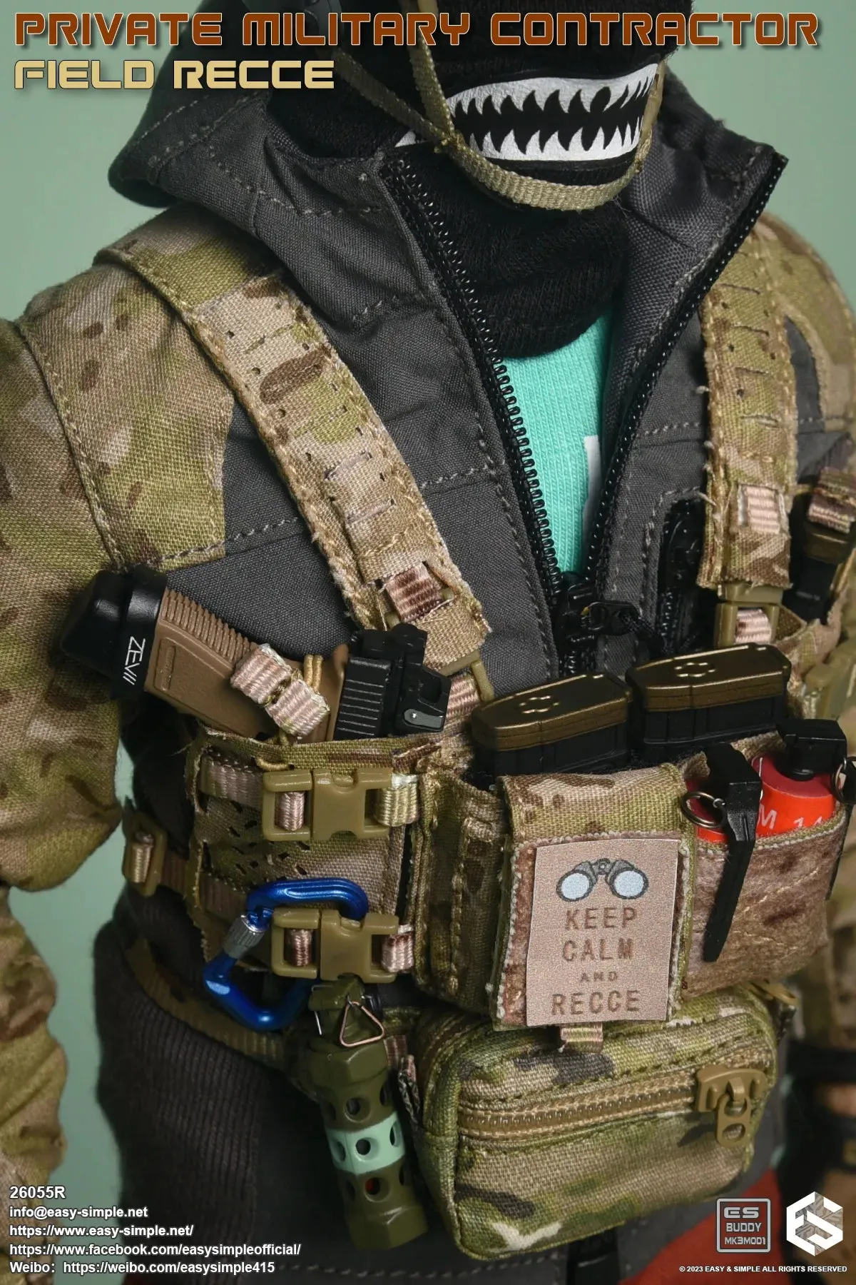 PMC Field RECCE - Black & Tan Gloved Hand Set