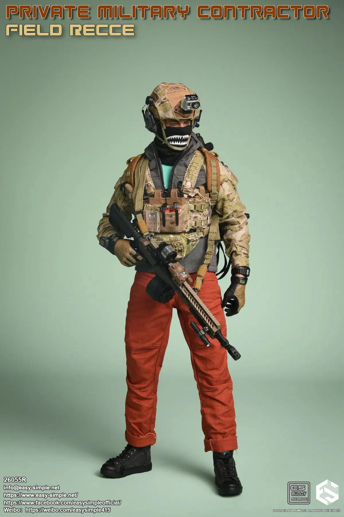 PMC Field RECCE - Black Multicam Combat Shoes (Peg Type)