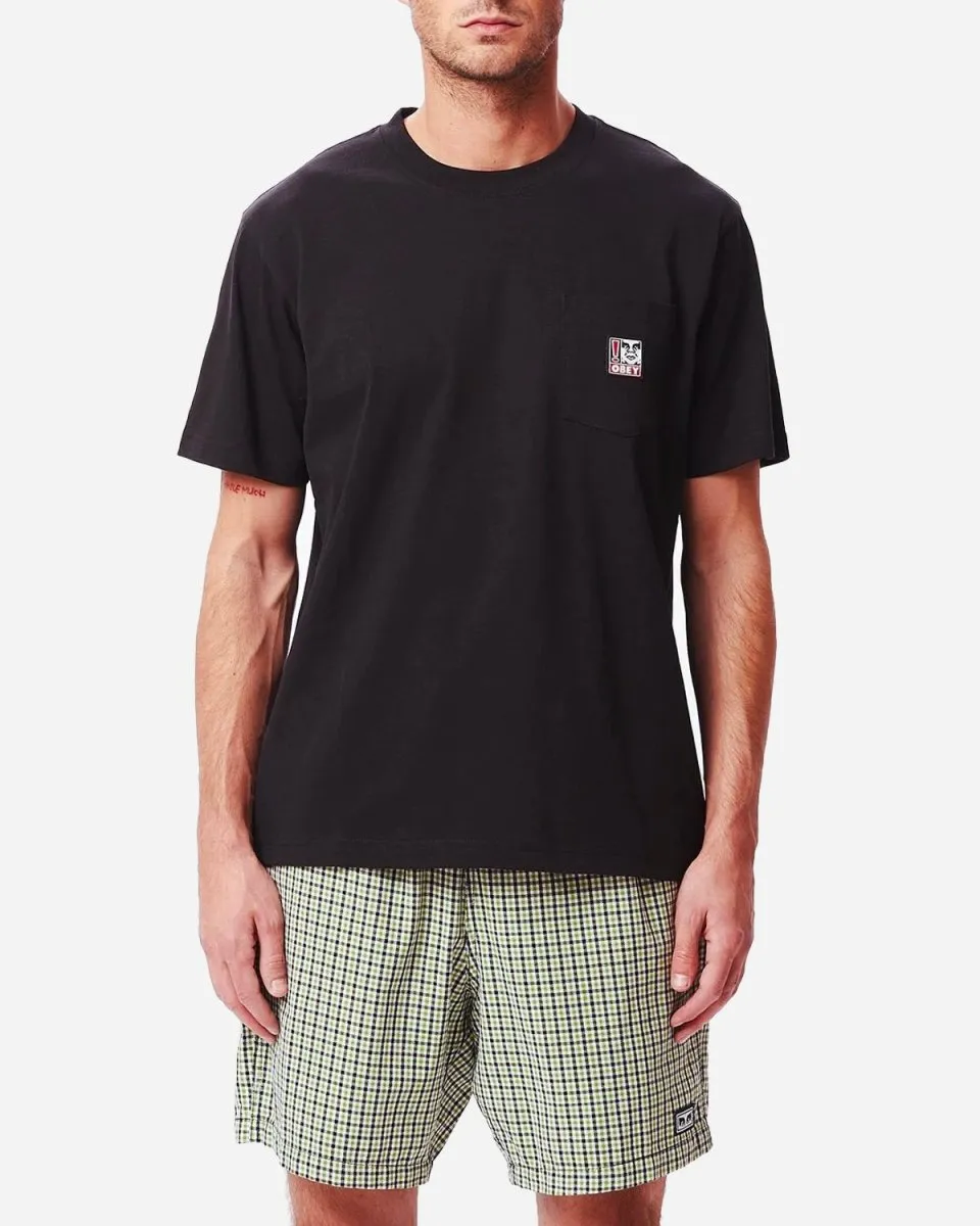 Point Organic Pocket Tee - Black