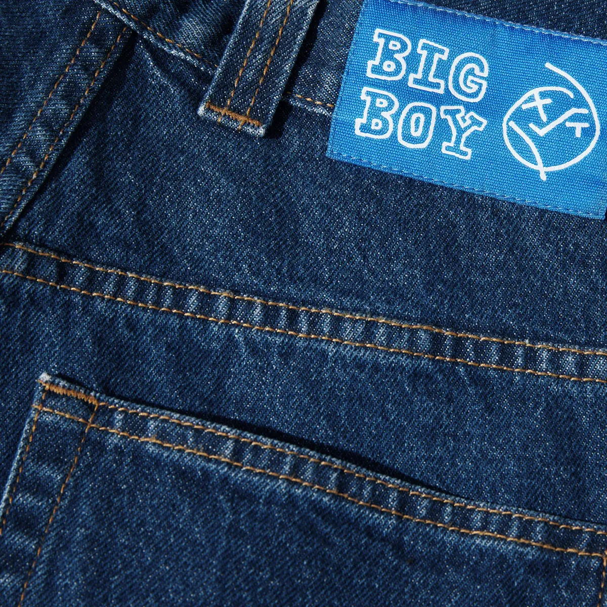 Polar Big Boy Denim Shorts - Dark Blue