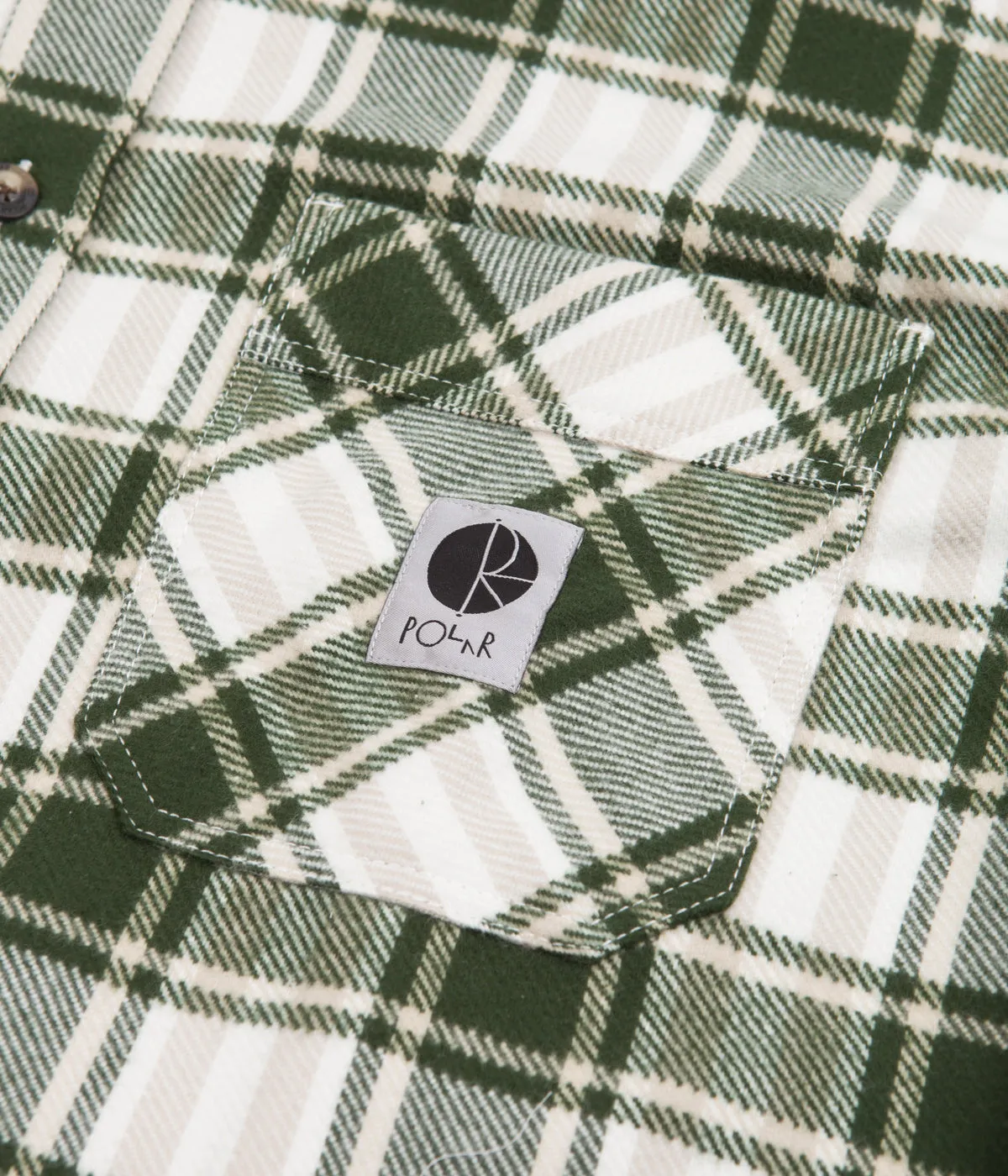 Polar Flannel Shirt - Dark Olive