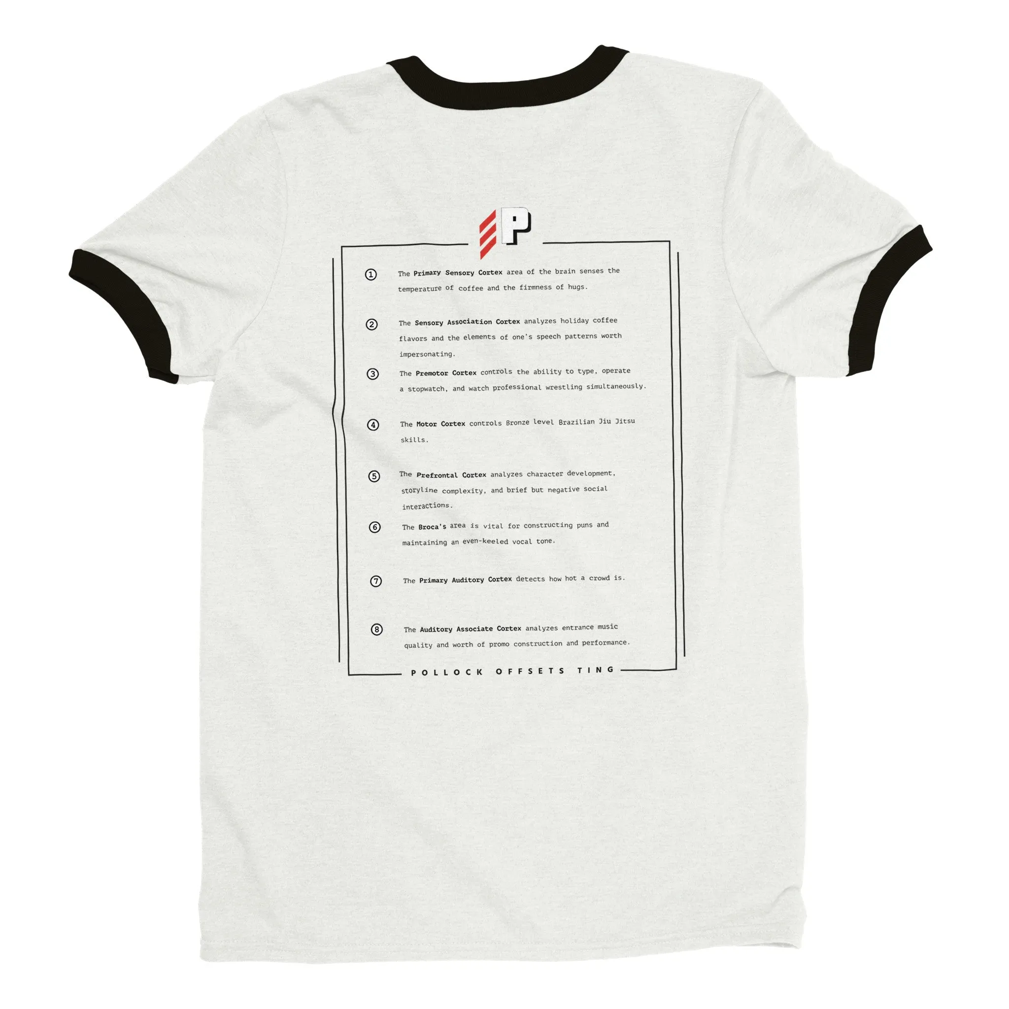 POLLOCK OFFSETS TING Deluxe Ringer Tee