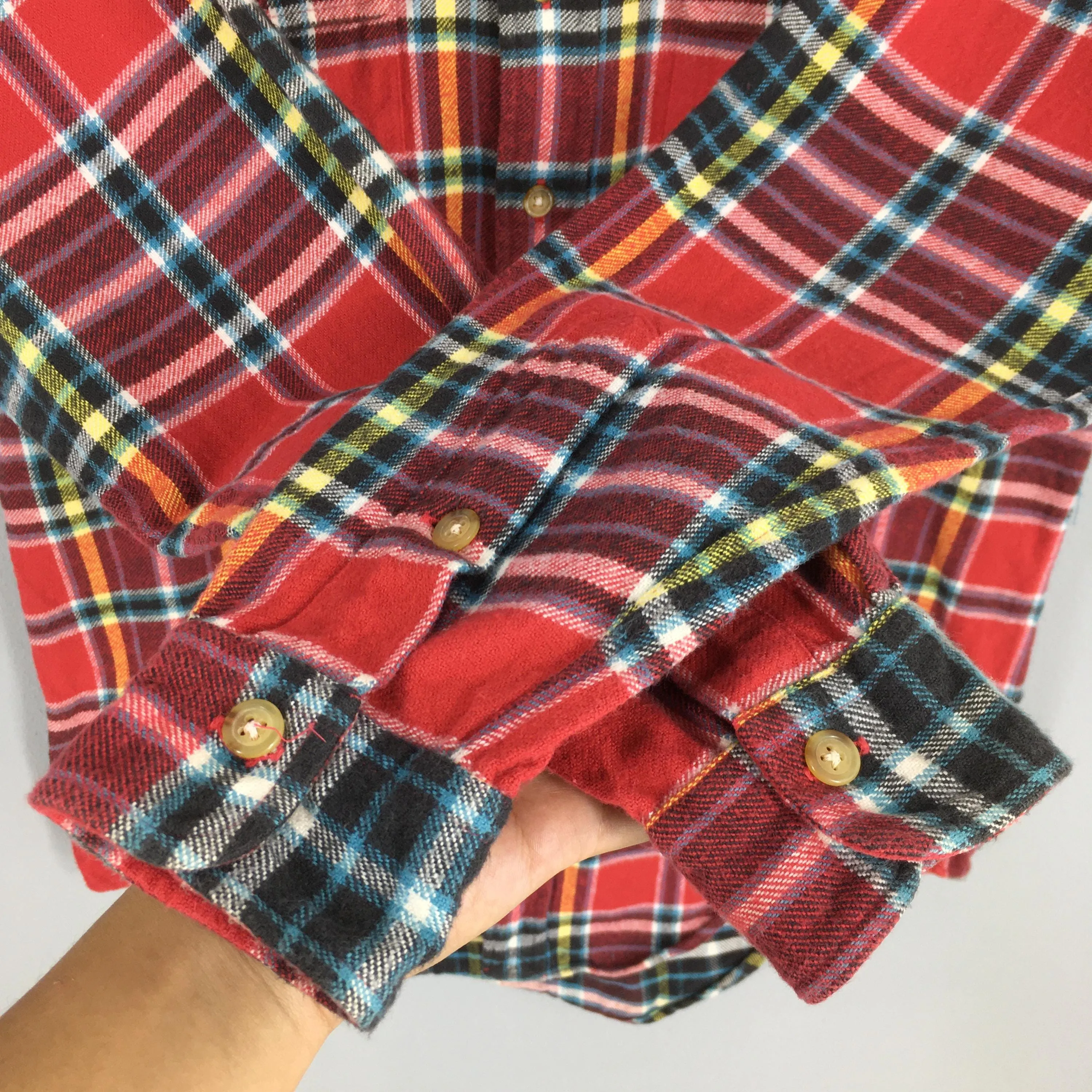 Polo Ralph Lauren Red Checkered Flannel Shirt Medium