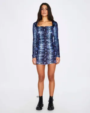PONTY MYTHON DRESS SNAKE Polished Cut Feminine Style