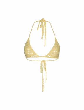 CORA BIKINI TOP - YELLOW : LEMON Resort Time
