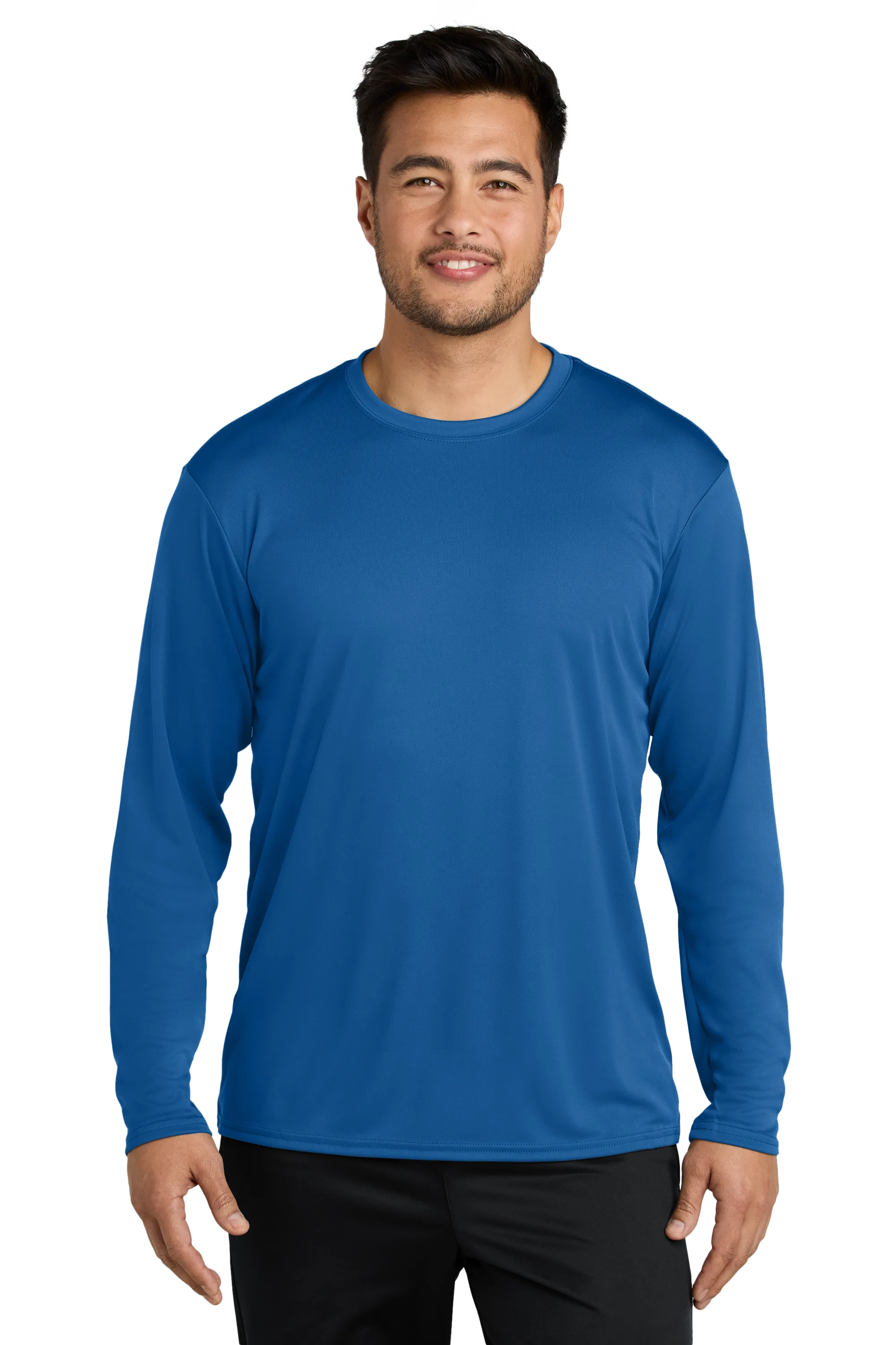 Port & Company® Long Sleeve Performance Tee - Royal