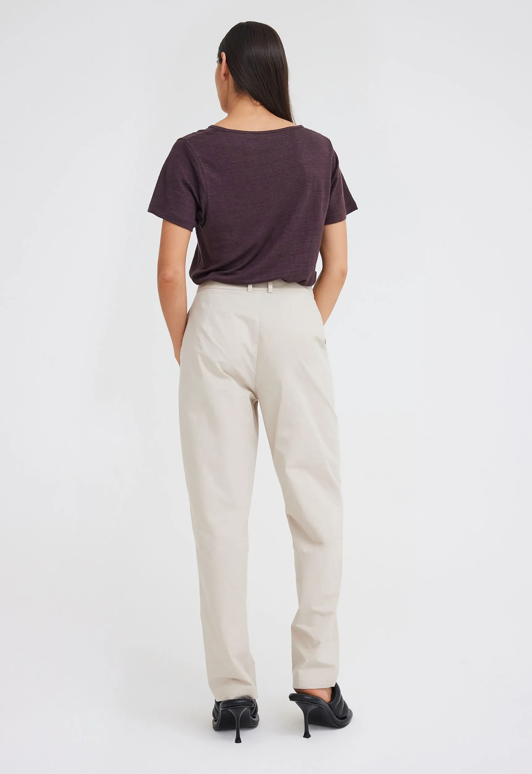 Port Cotton Pant - Washi Neutral