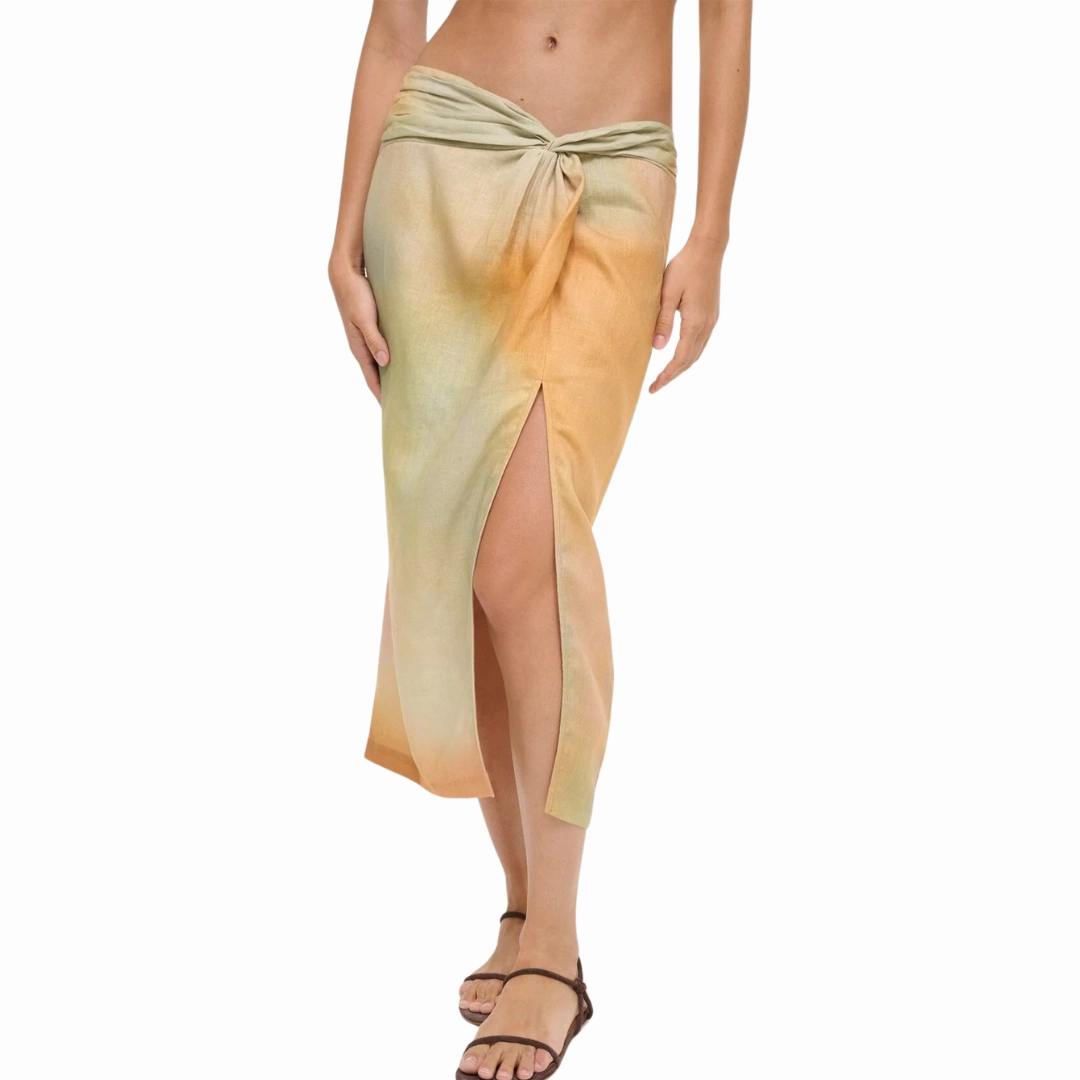 Porto Linen Skirt Day To Night Light Comfort