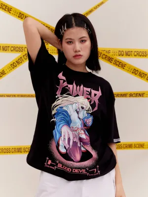 Power Blood Evil - Oversized t-shirt