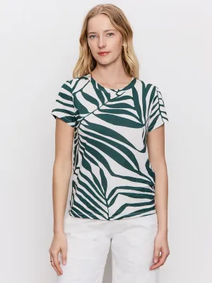 The Perfect Tee Green Oasis Boat neck style Cycling endurance