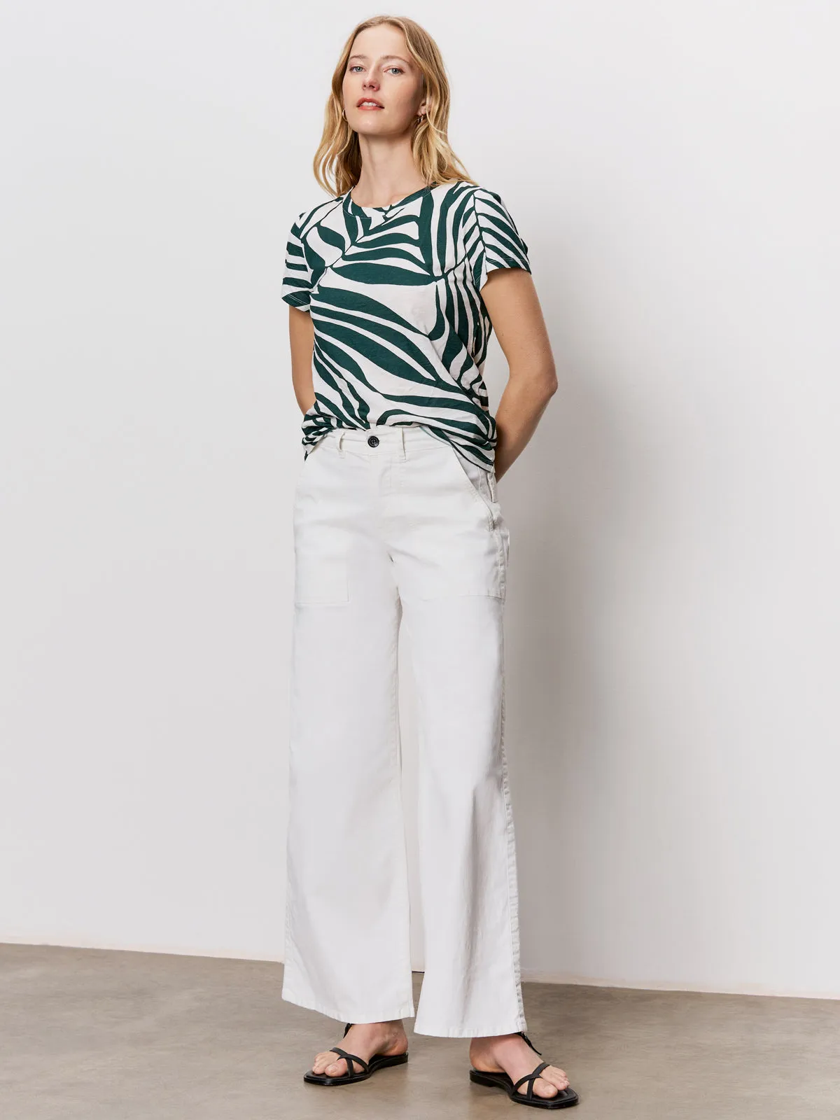 Breathable Material The Perfect Tee Green Oasis