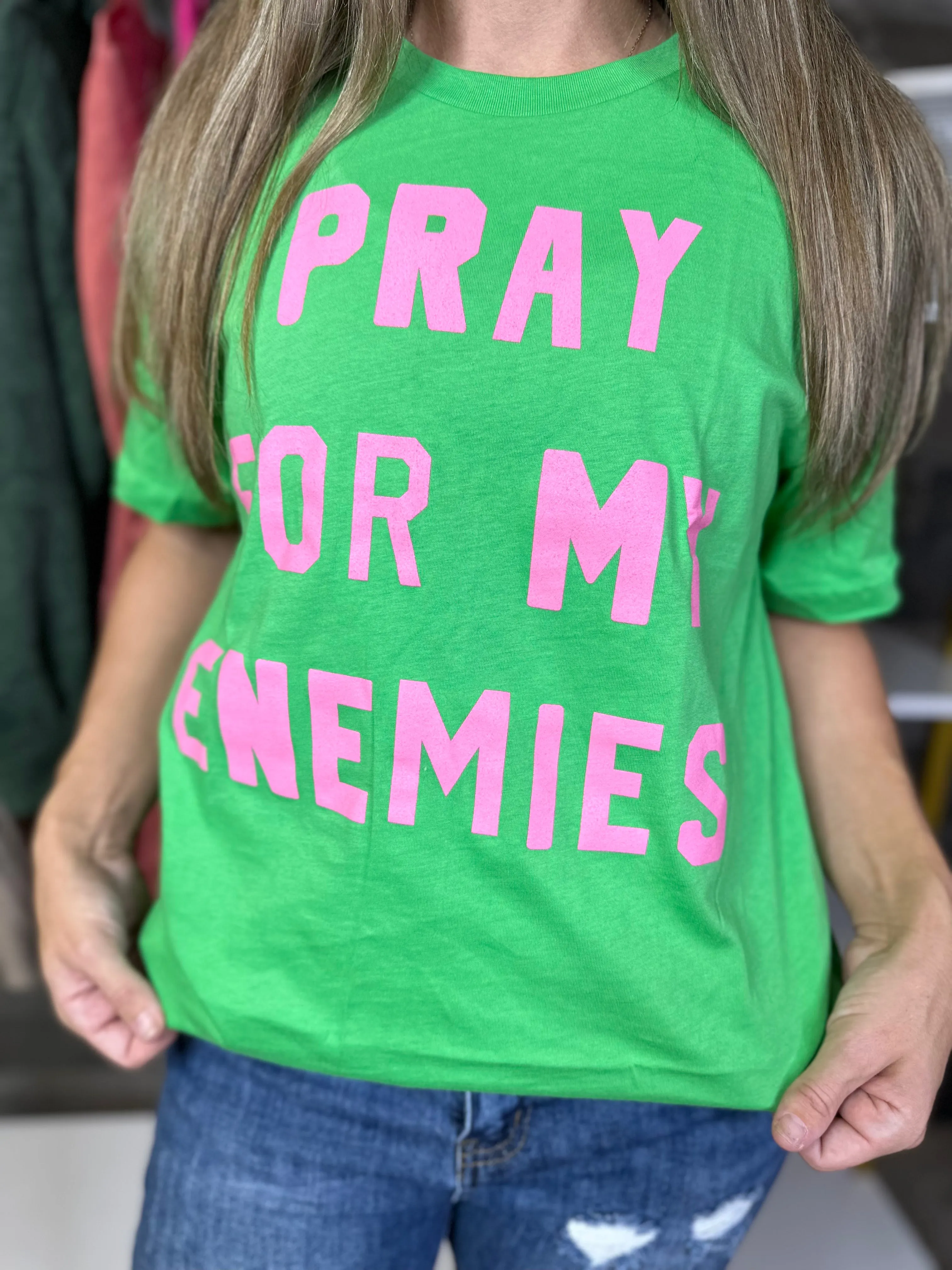 Pray For My Enemies Tee