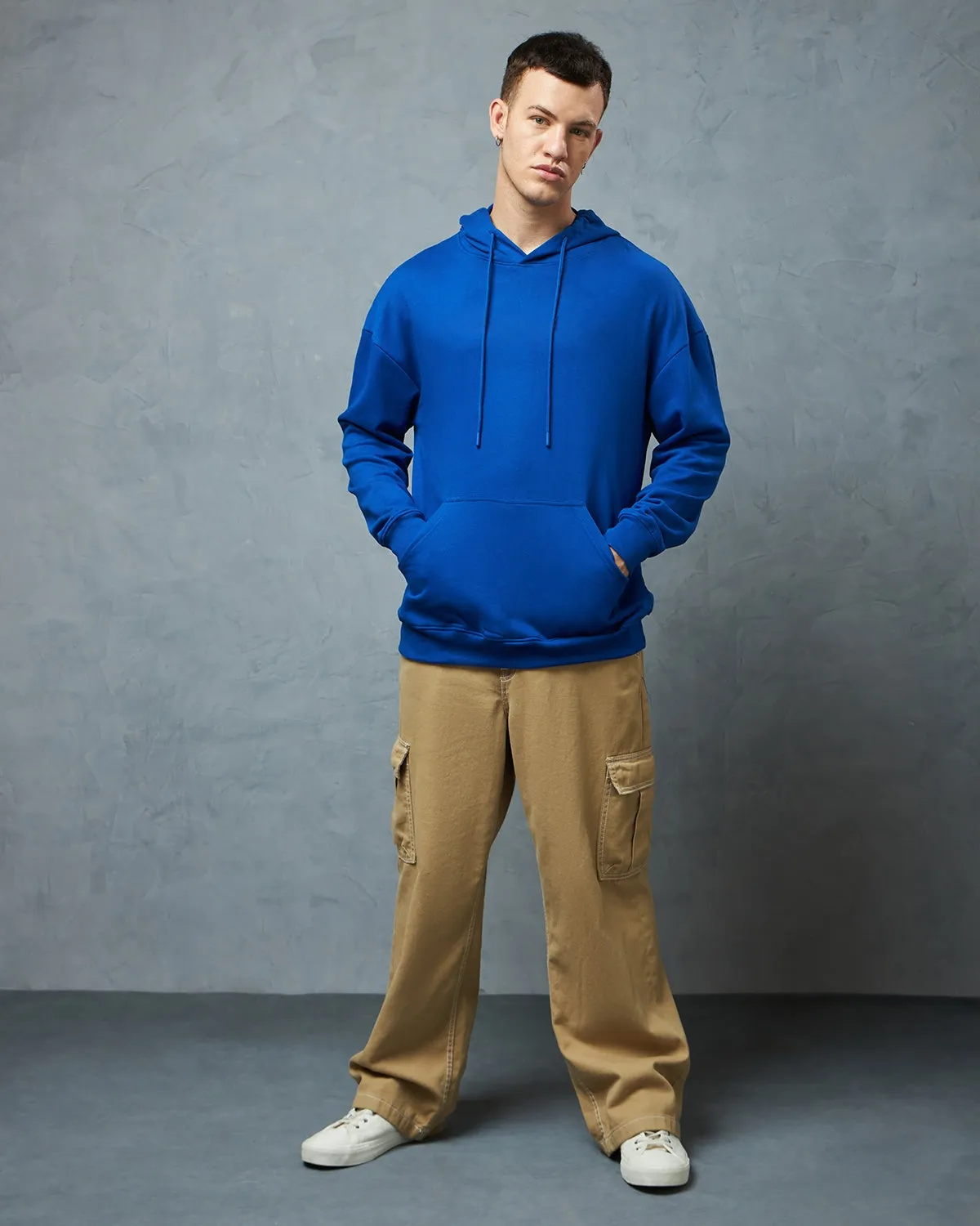 Premium Royal Blue Oversized Hoodie