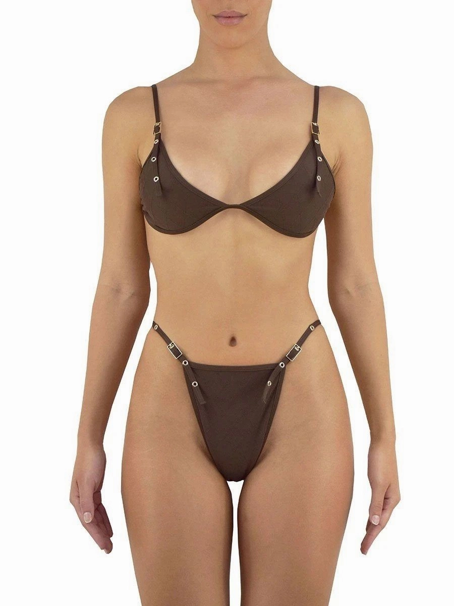 WrinkleFree Structure NAOMI BOTTOM | CHOCOLATE