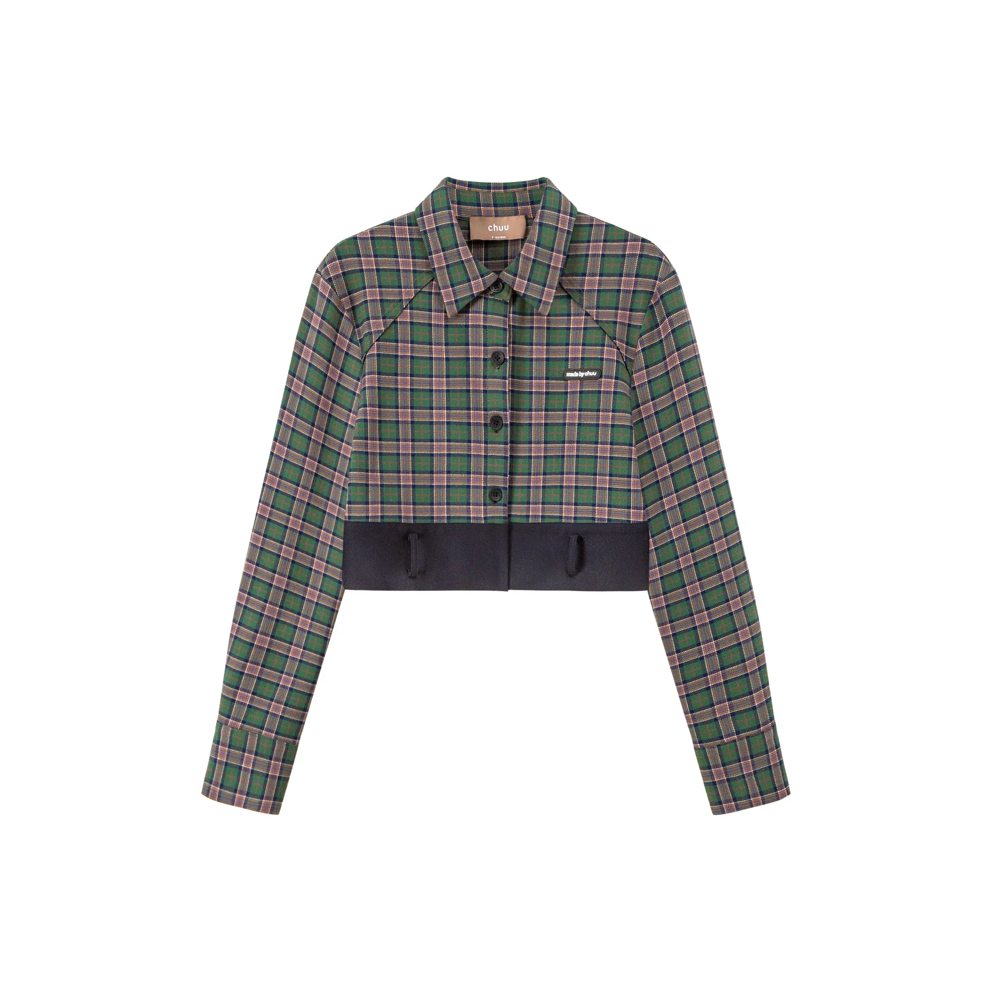 Prepared For This Moment Cropped Check Shirt