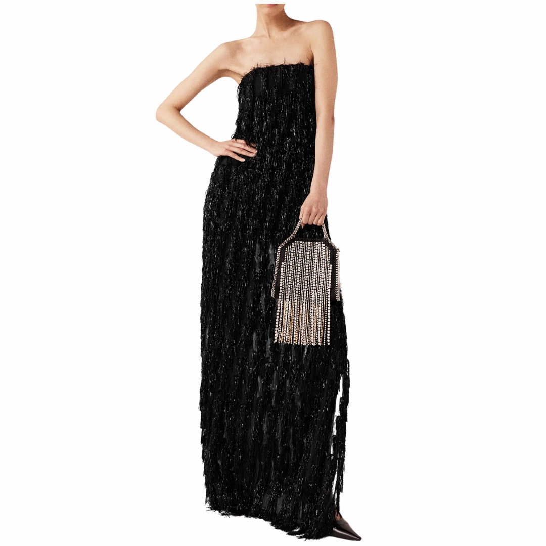 Bustier Tinsel Dress EcoFriendlyDye Chill Style