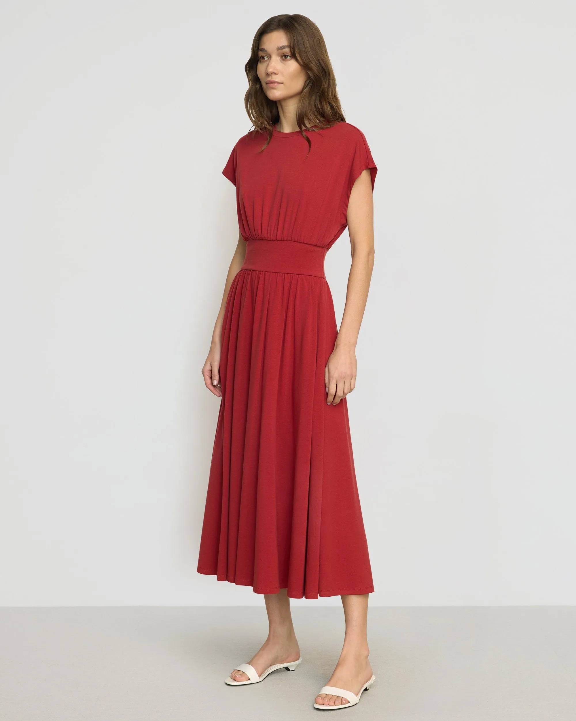 Walk Easy Prima Jersey Midi Dress