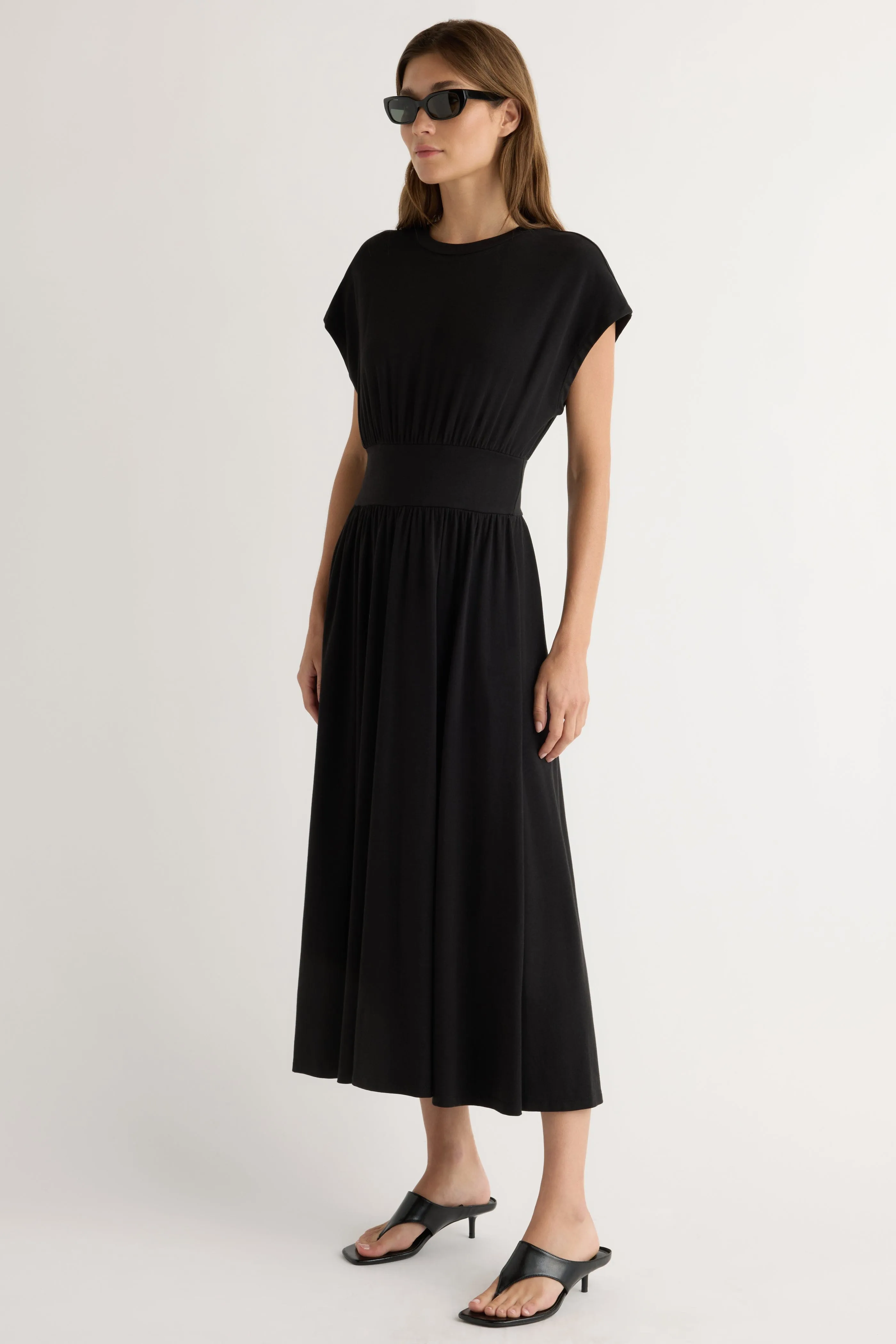 velvet feel Prima Jersey Midi Dress