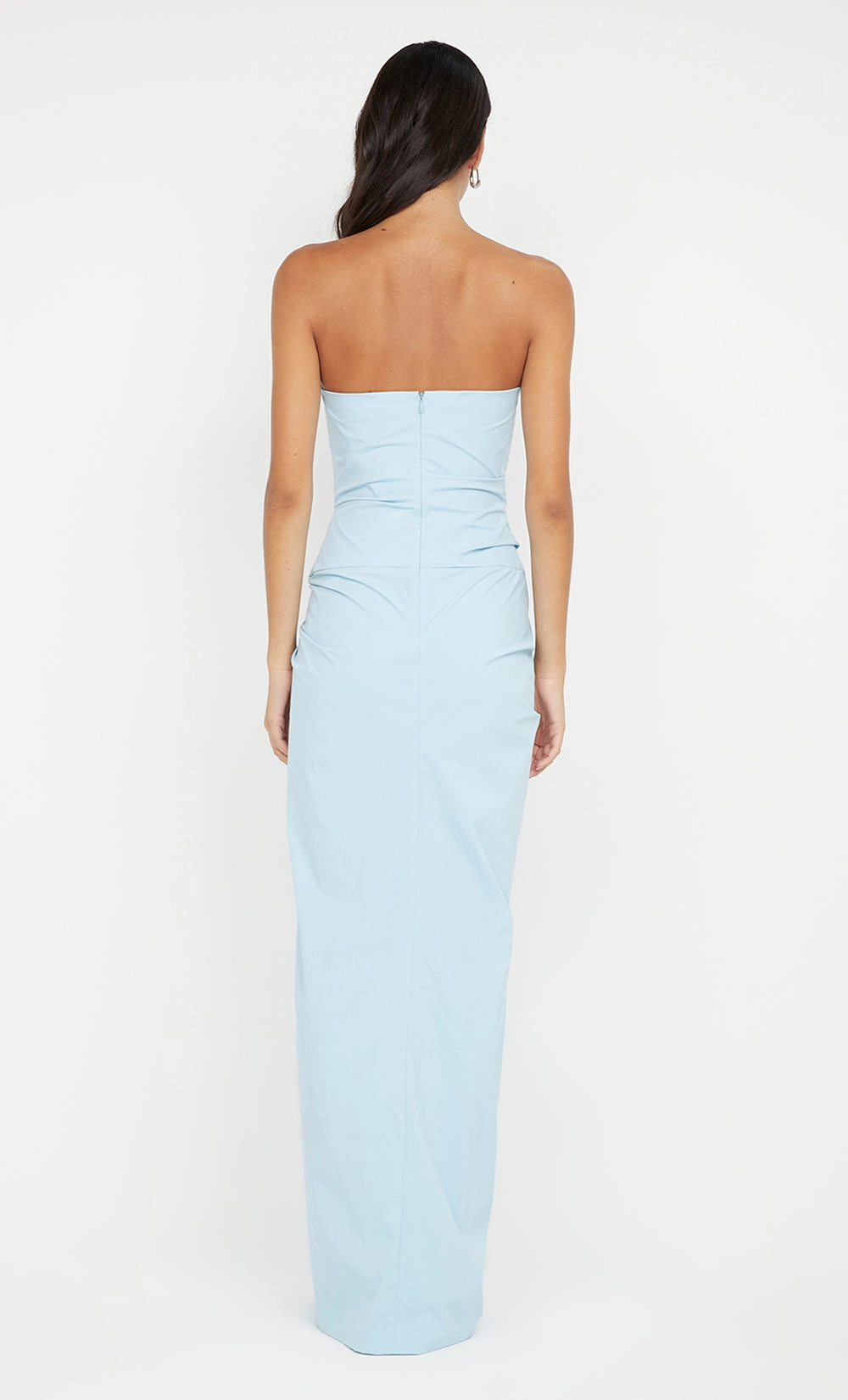DOMENIC STRAPLESS DRESS - SKY BLUE Sunset Glow