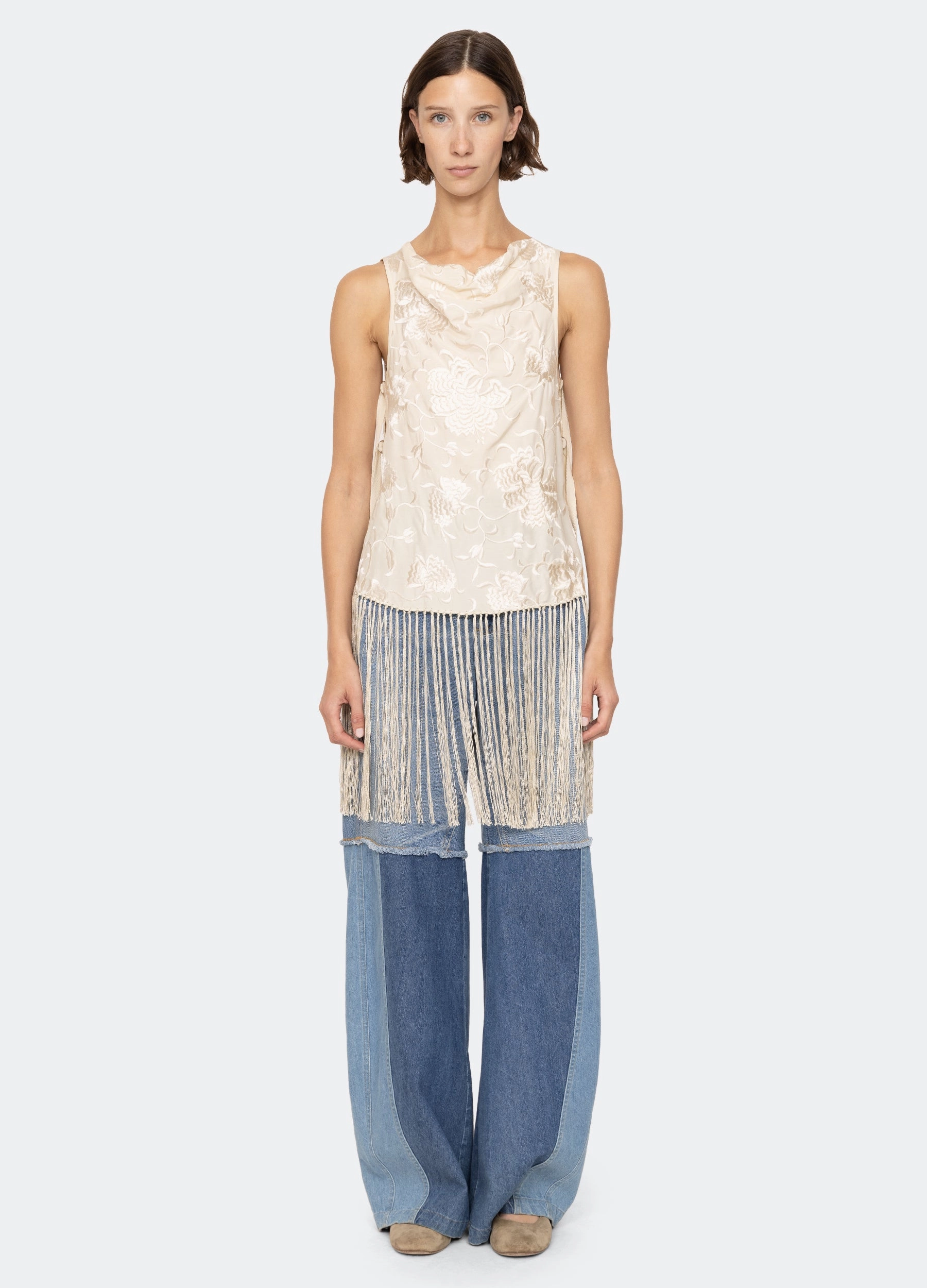 Priscilla Vest Relaxed Tee Non Restrictive Fit