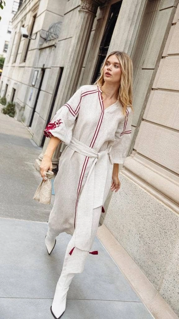Ayana Dress Burgundy Perfect Day-to-Night Easy Layering Piece
