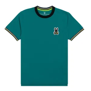 Psycho Bunny-Holloway Ringer Tee-Enamel Blue